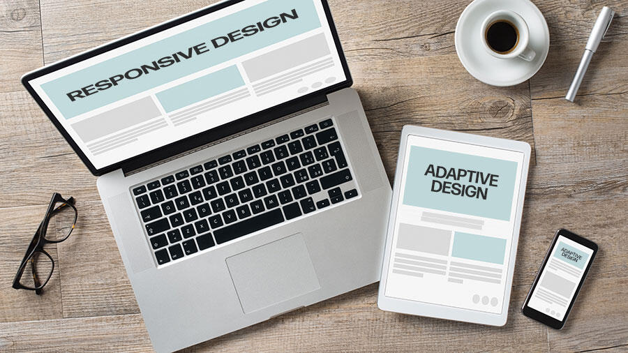 What’s the difference between responsive and adaptive web design layouts?