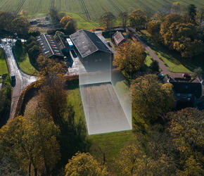 Aerial drone photography and architectural rendering